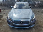 2014 Infiniti Q50 Base Gray vin: JN1BV7AR2EM682950