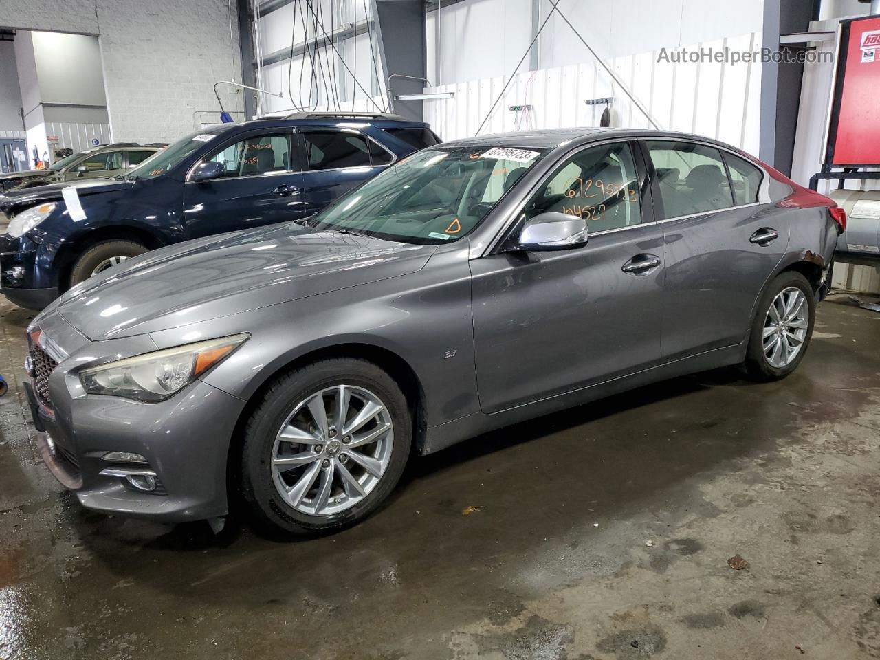 2014 Infiniti Q50 Base Серый vin: JN1BV7AR2EM683113