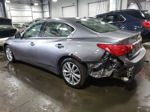 2014 Infiniti Q50 Base Gray vin: JN1BV7AR2EM683113