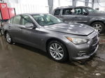 2014 Infiniti Q50 Base Gray vin: JN1BV7AR2EM683113