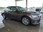 2014 Infiniti Q50 Base Коричневый vin: JN1BV7AR2EM687985