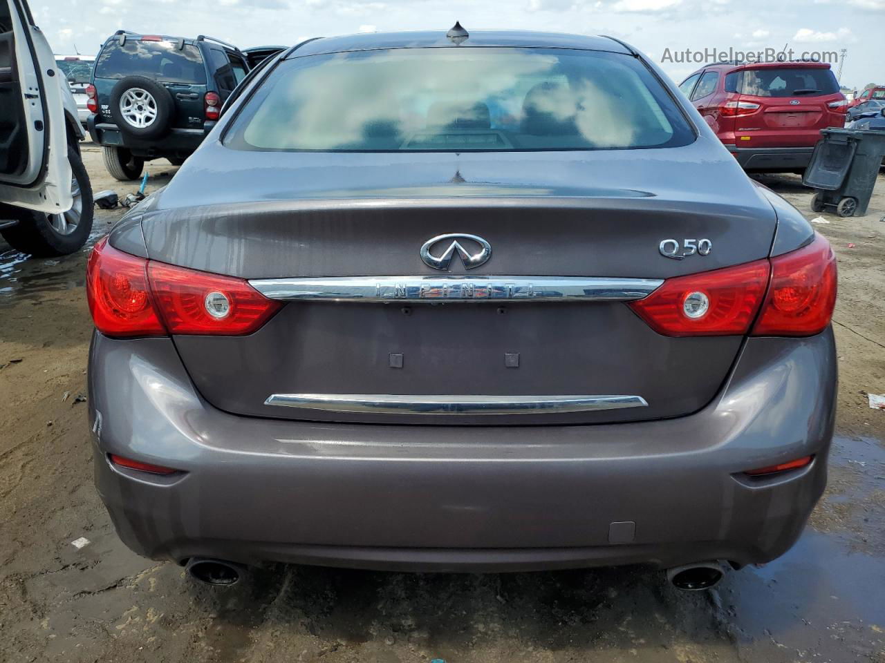 2014 Infiniti Q50 Base Серый vin: JN1BV7AR2EM697724