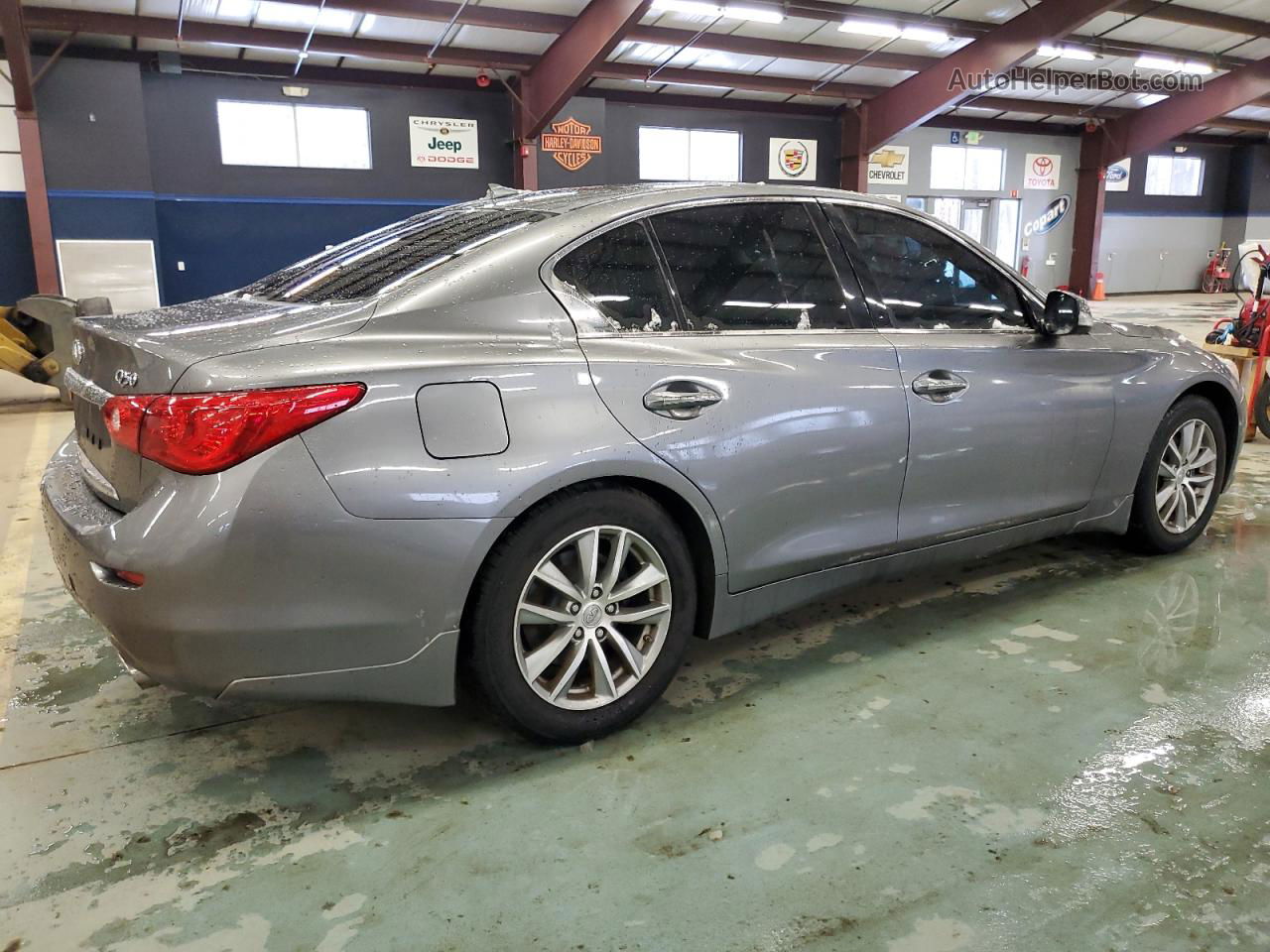 2015 Infiniti Q50 Base Серый vin: JN1BV7AR2FM392418