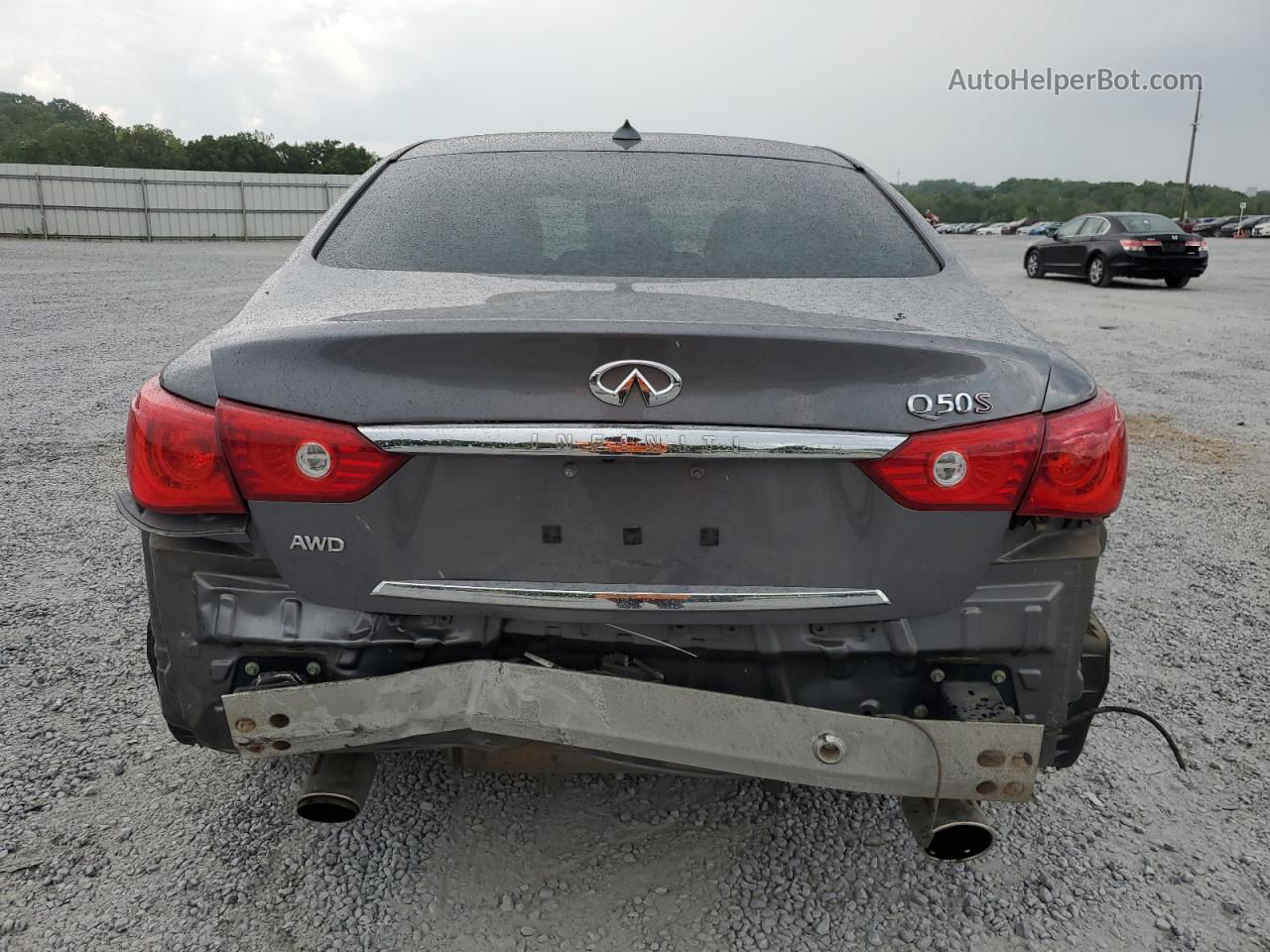 2015 Infiniti Q50 Base Серый vin: JN1BV7AR2FM396727