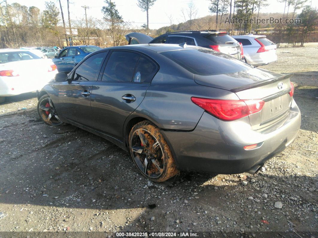 2015 Infiniti Q50 Premium Gray vin: JN1BV7AR2FM402039