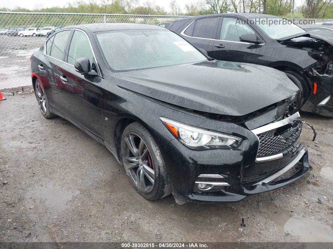 2015 Infiniti Q50 Premium Черный vin: JN1BV7AR2FM413378