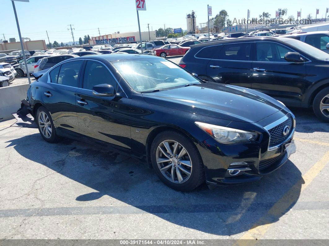 2014 Infiniti Q50 Premium Black vin: JN1BV7AR3EM685291