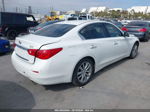 2014 Infiniti Q50 Premium White vin: JN1BV7AR3EM685906