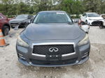 2014 Infiniti Q50 Base Gray vin: JN1BV7AR3EM691799