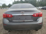 2014 Infiniti Q50 Base Gray vin: JN1BV7AR3EM692287