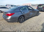 2014 Infiniti Q50 Premium Gray vin: JN1BV7AR3EM703529