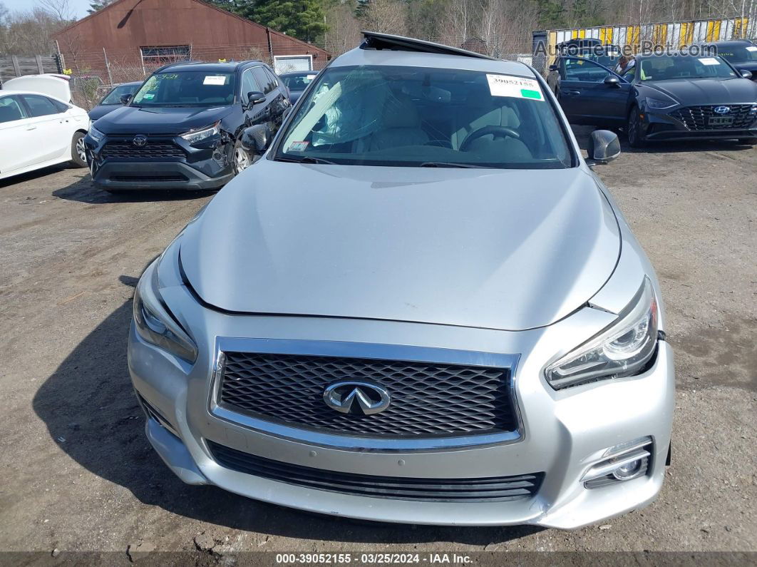 2014 Infiniti Q50 Premium Silver vin: JN1BV7AR3EM704003