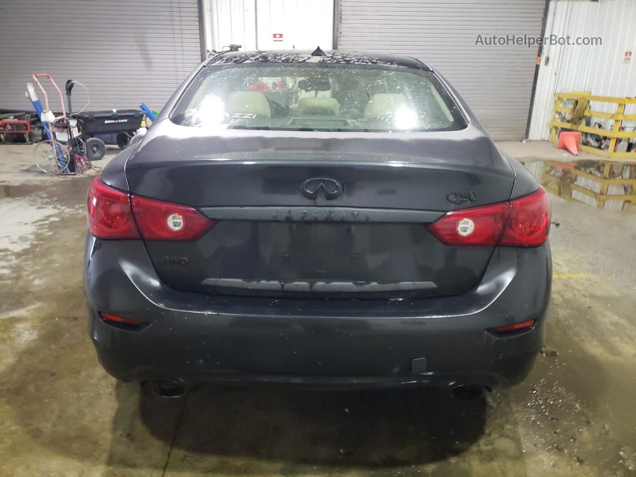 2014 Infiniti Q50 Base Black vin: JN1BV7AR3EM704941