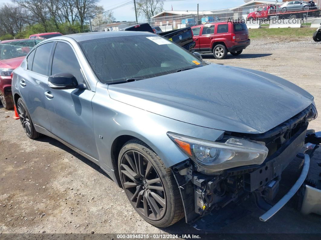 2014 Infiniti Q50 Sport Gray vin: JN1BV7AR3EM706768