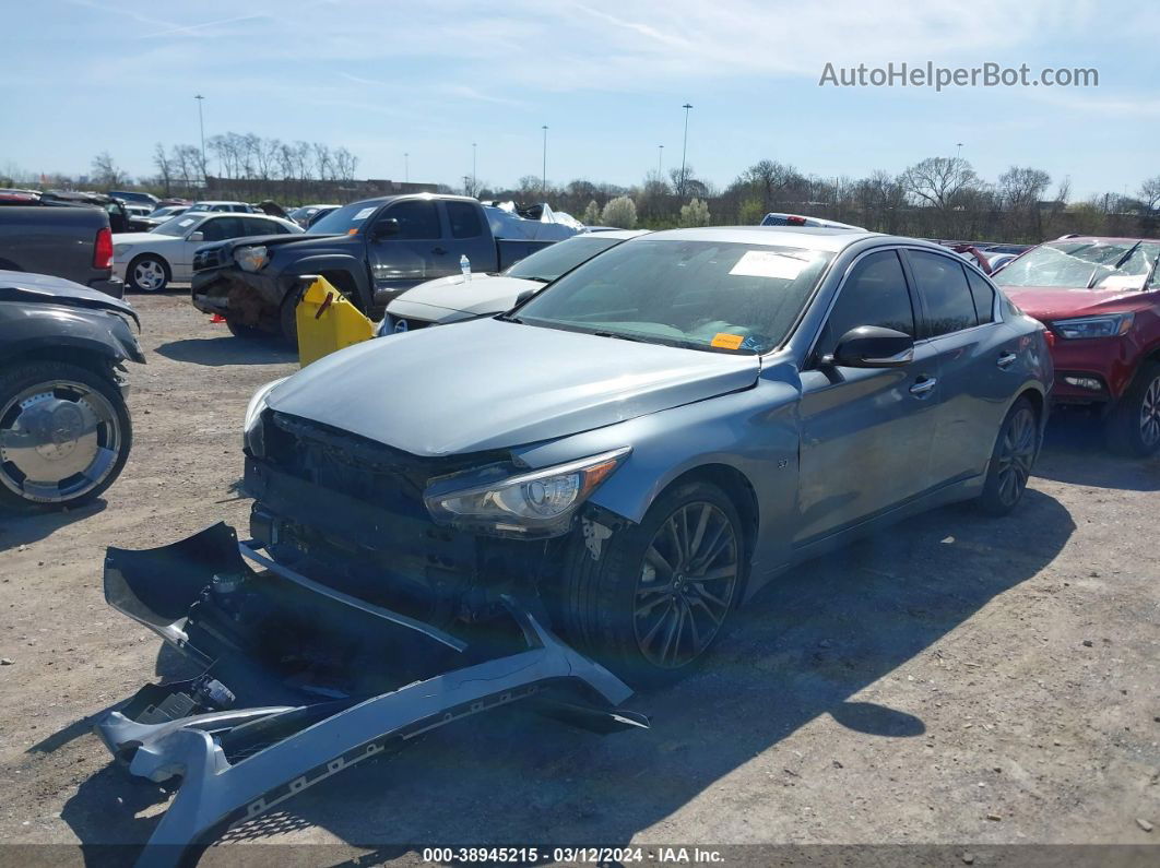 2014 Infiniti Q50 Sport Gray vin: JN1BV7AR3EM706768