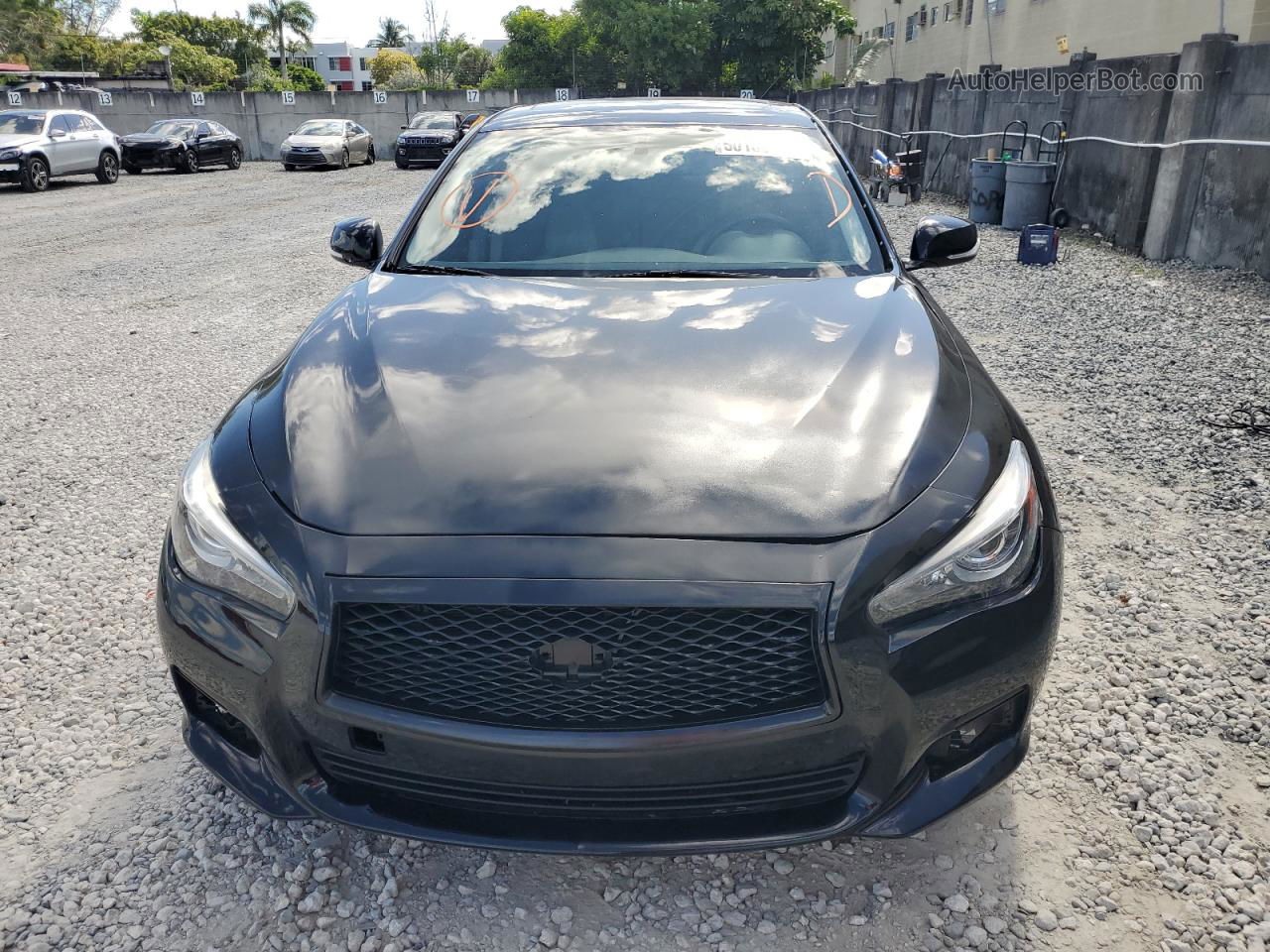 2014 Infiniti Q50 Base Black vin: JN1BV7AR3EM707564