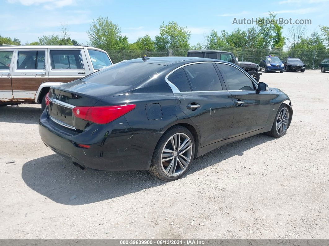 2015 Infiniti Q50 Premium/sport Black vin: JN1BV7AR3FM395618