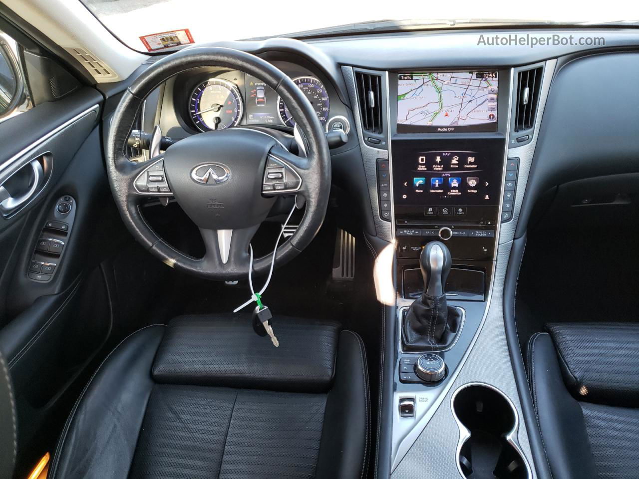 2015 Infiniti Q50 Base Серебряный vin: JN1BV7AR3FM399054