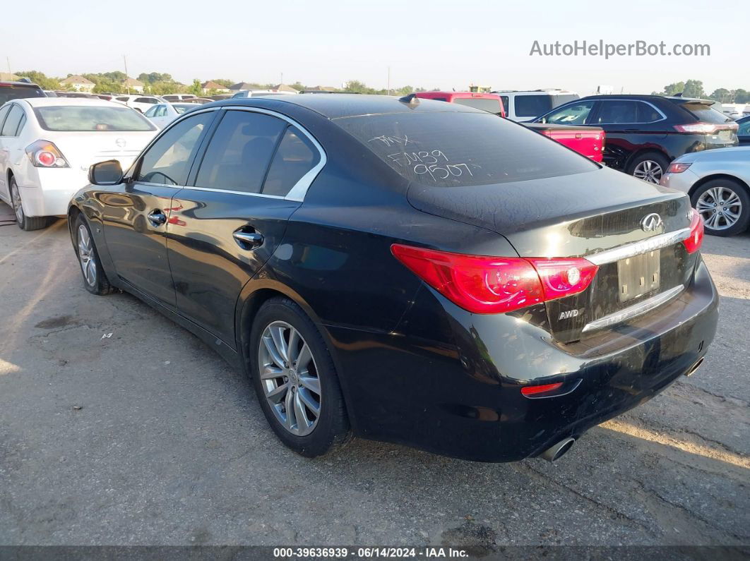 2015 Infiniti Q50   Black vin: JN1BV7AR3FM399507