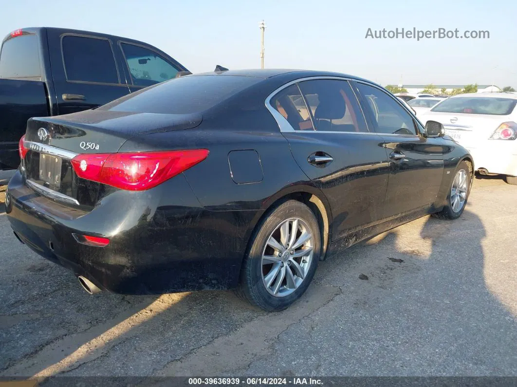 2015 Infiniti Q50   Black vin: JN1BV7AR3FM399507