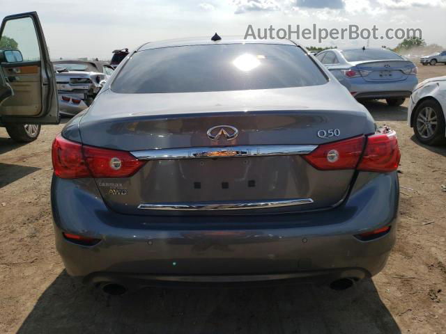 2015 Infiniti Q50 Base Gray vin: JN1BV7AR3FM399734