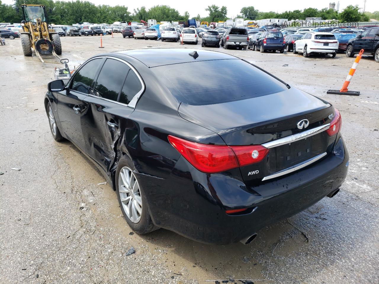 2015 Infiniti Q50 Base Gray vin: JN1BV7AR3FM400073