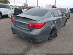 2015 Infiniti Q50 Premium Gray vin: JN1BV7AR3FM407928