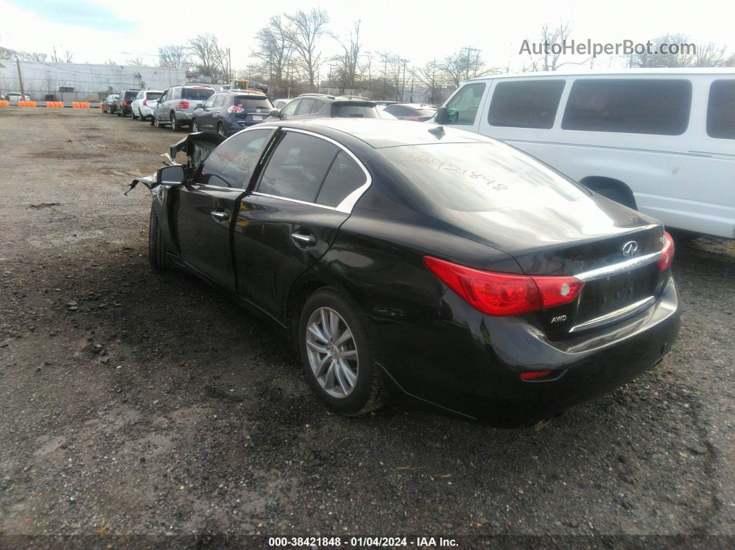 2015 Infiniti Q50 Premium Черный vin: JN1BV7AR3FM408223