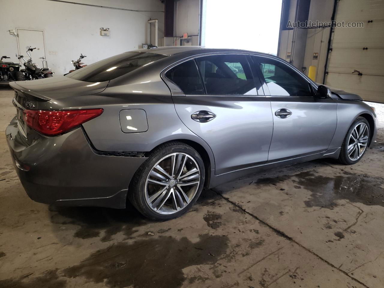 2015 Infiniti Q50 Base Серый vin: JN1BV7AR3FM409775