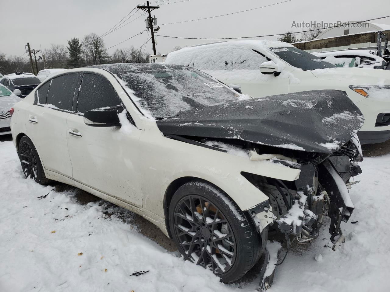 2015 Infiniti Q50 Base Two Tone vin: JN1BV7AR3FM410845