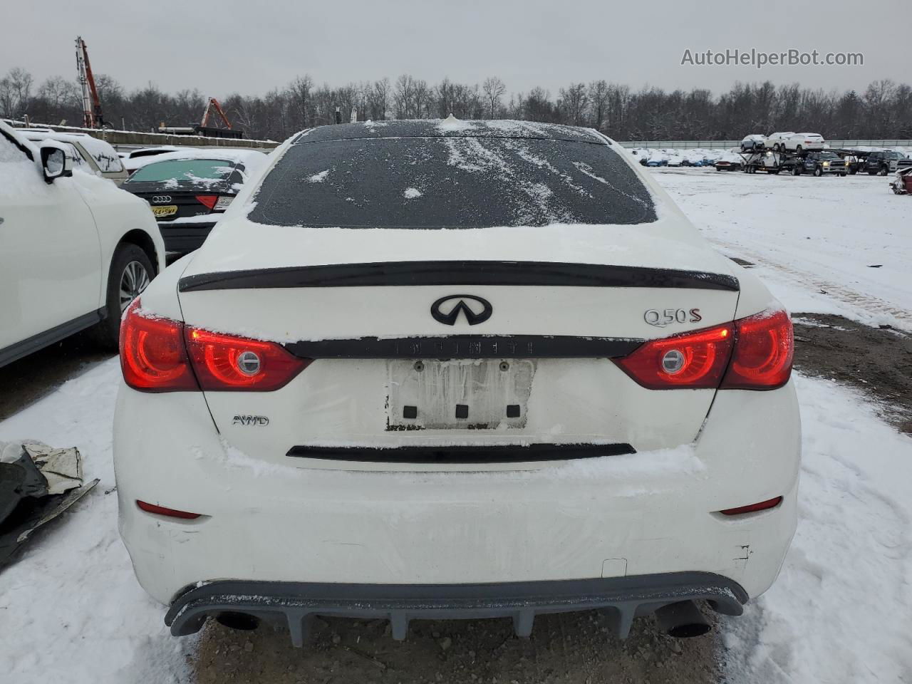 2015 Infiniti Q50 Base Two Tone vin: JN1BV7AR3FM410845