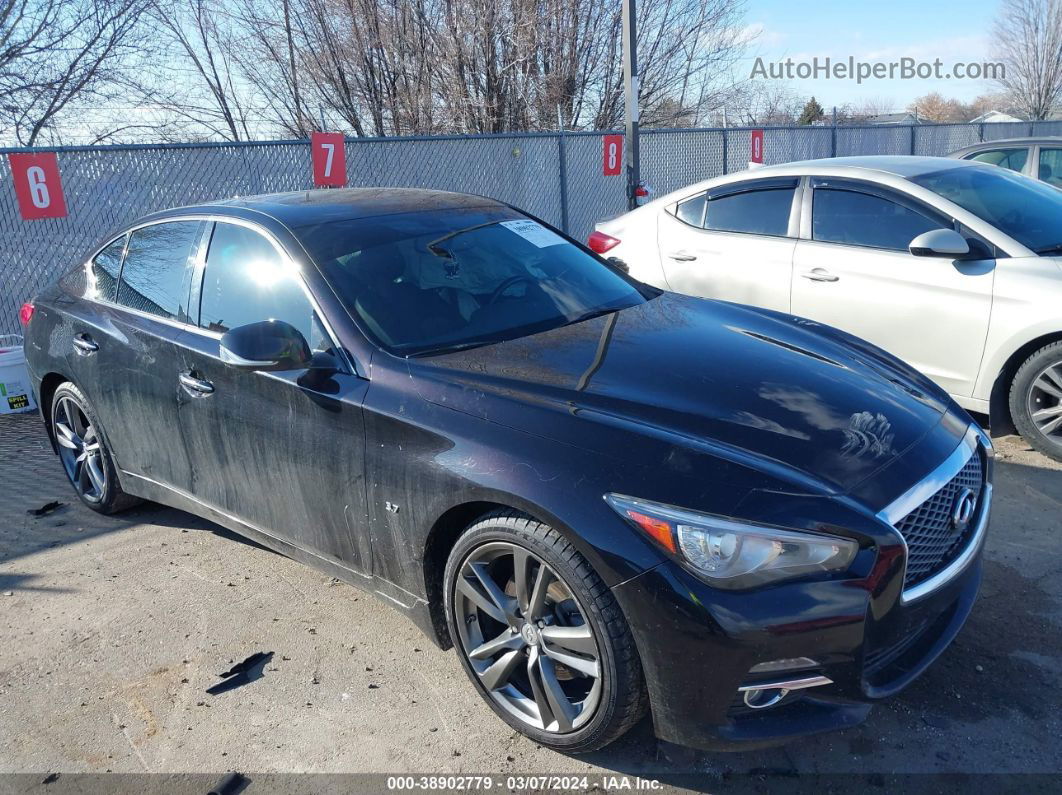 2015 Infiniti Q50 Premium Black vin: JN1BV7AR3FM414040