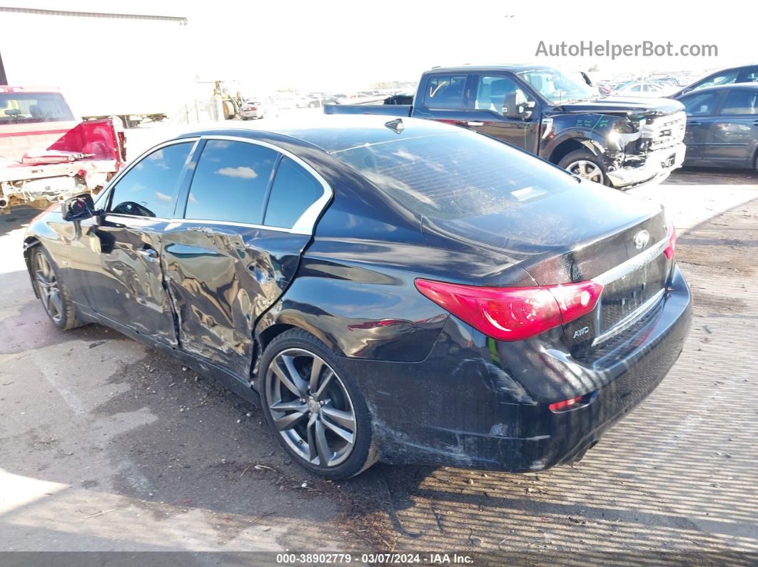 2015 Infiniti Q50 Premium Black vin: JN1BV7AR3FM414040