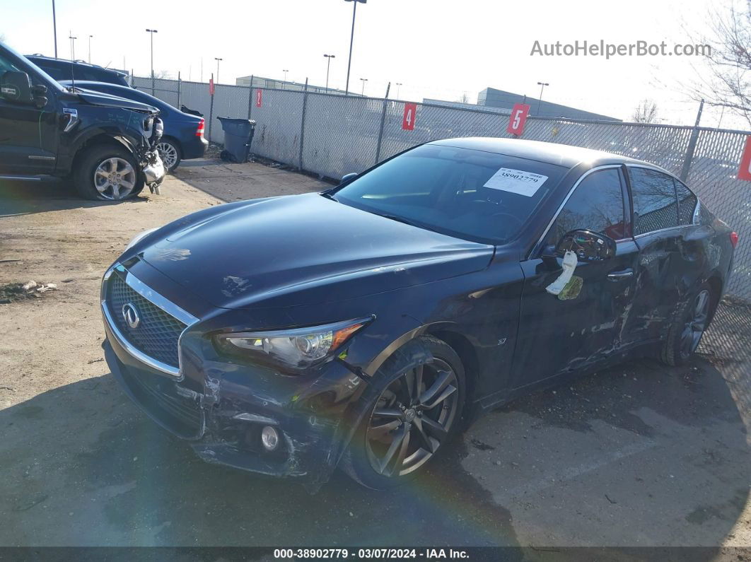 2015 Infiniti Q50 Premium Black vin: JN1BV7AR3FM414040