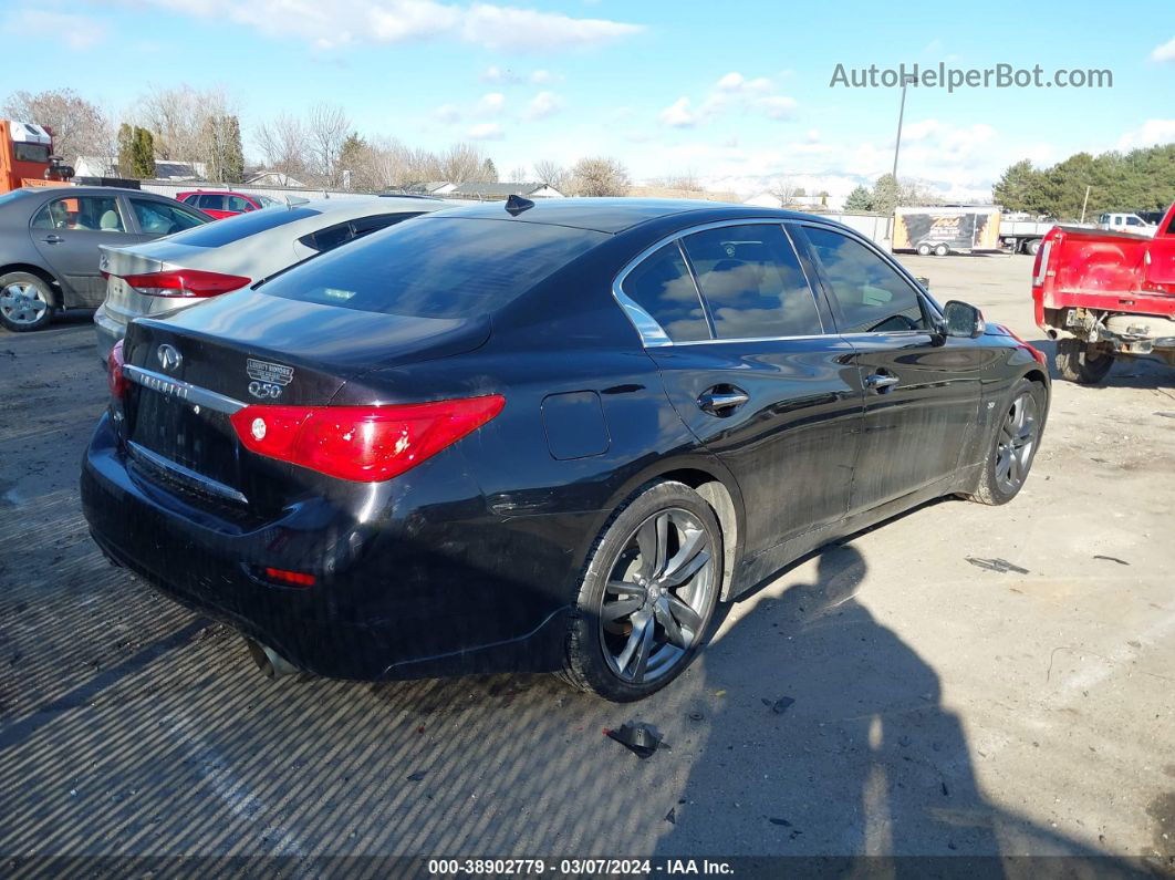 2015 Infiniti Q50 Premium Black vin: JN1BV7AR3FM414040