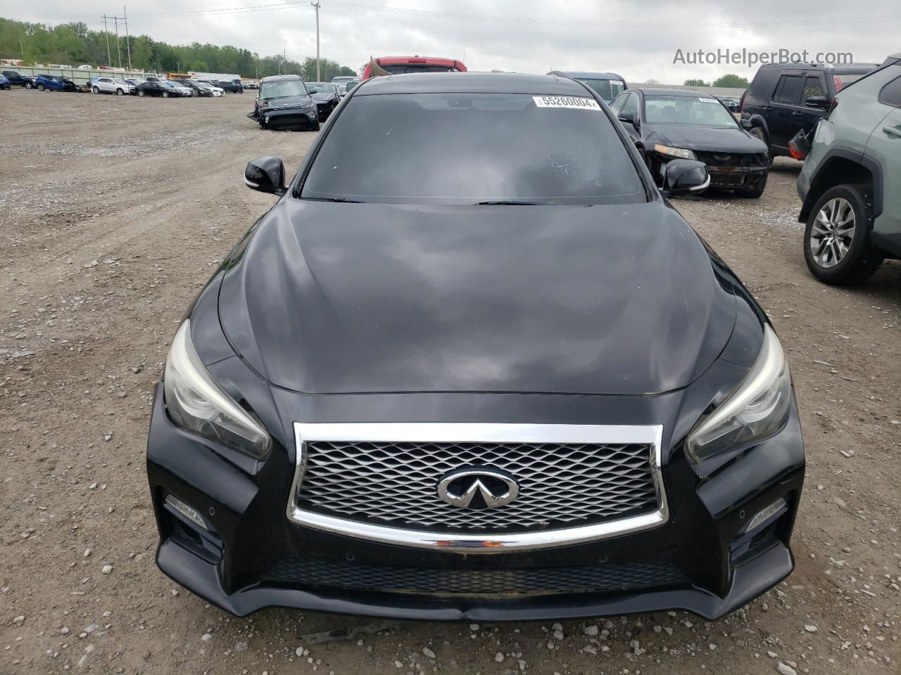 2014 Infiniti Q50 Base Black vin: JN1BV7AR4EM683467