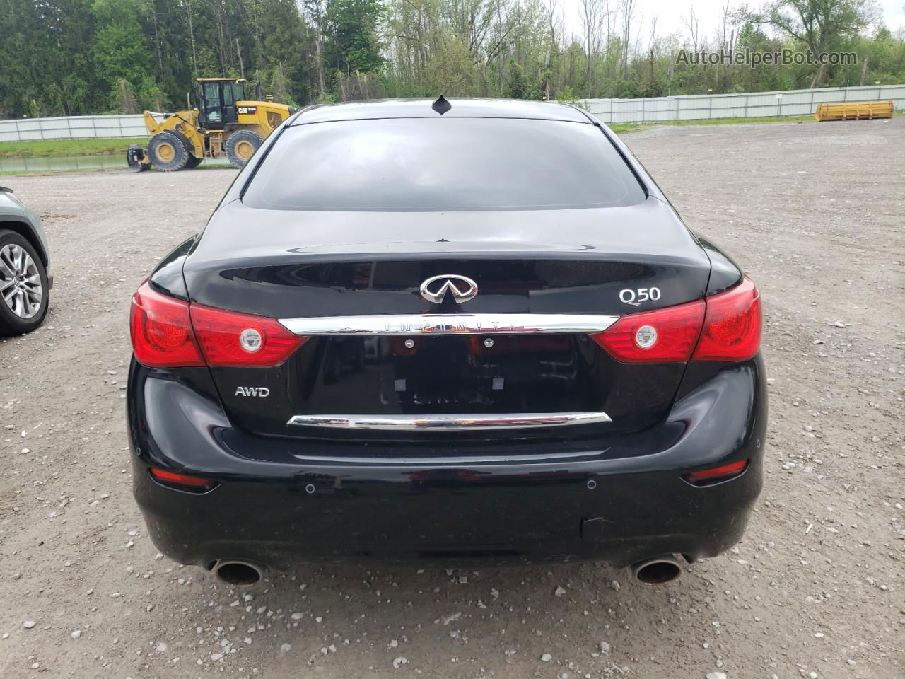 2014 Infiniti Q50 Base Black vin: JN1BV7AR4EM683467