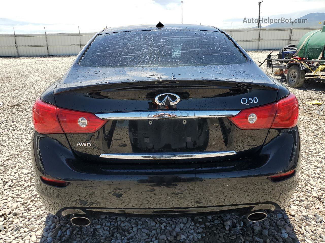 2014 Infiniti Q50 Base Черный vin: JN1BV7AR4EM687227