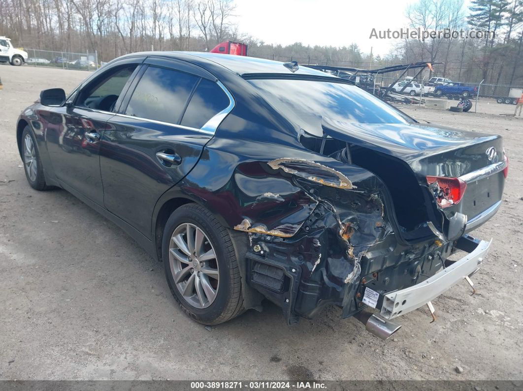 2014 Infiniti Q50 Premium Black vin: JN1BV7AR4EM687289