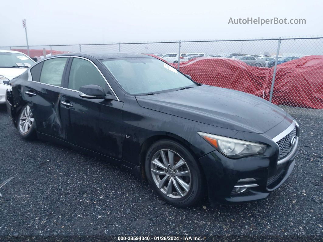 2014 Infiniti Q50 Premium Черный vin: JN1BV7AR4EM688104