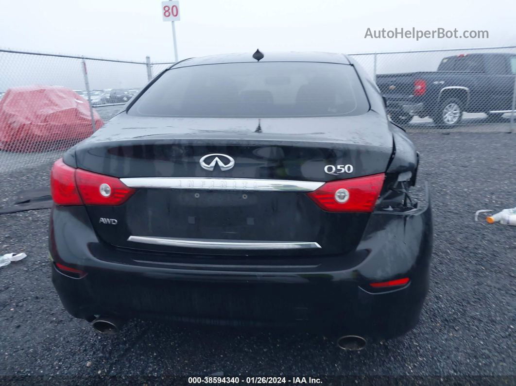 2014 Infiniti Q50 Premium Black vin: JN1BV7AR4EM688104