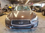 2014 Infiniti Q50 Base Charcoal vin: JN1BV7AR4EM695196