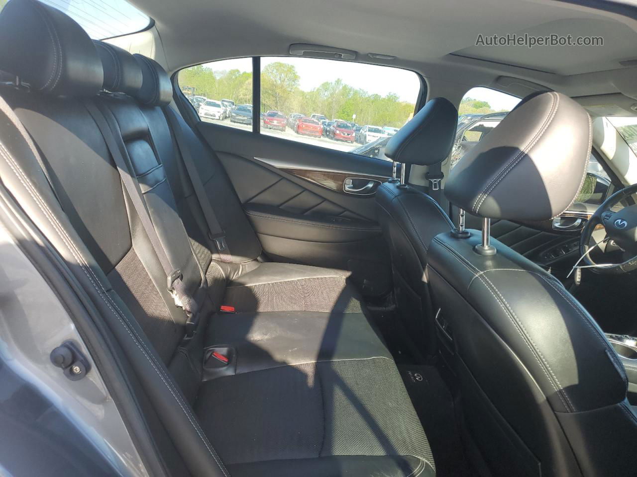 2014 Infiniti Q50 Base Серый vin: JN1BV7AR4EM698194