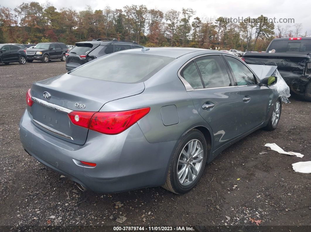 2015 Infiniti Q50 Premium Gray vin: JN1BV7AR4FM399676