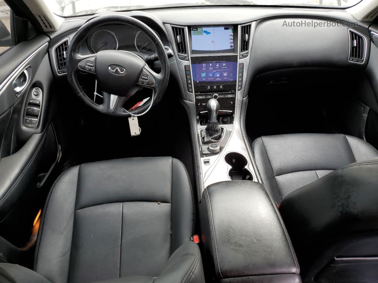 2015 Infiniti Q50 Base Черный vin: JN1BV7AR4FM400406