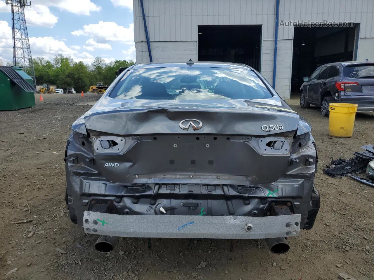 2015 Infiniti Q50 Base Серый vin: JN1BV7AR4FM401832