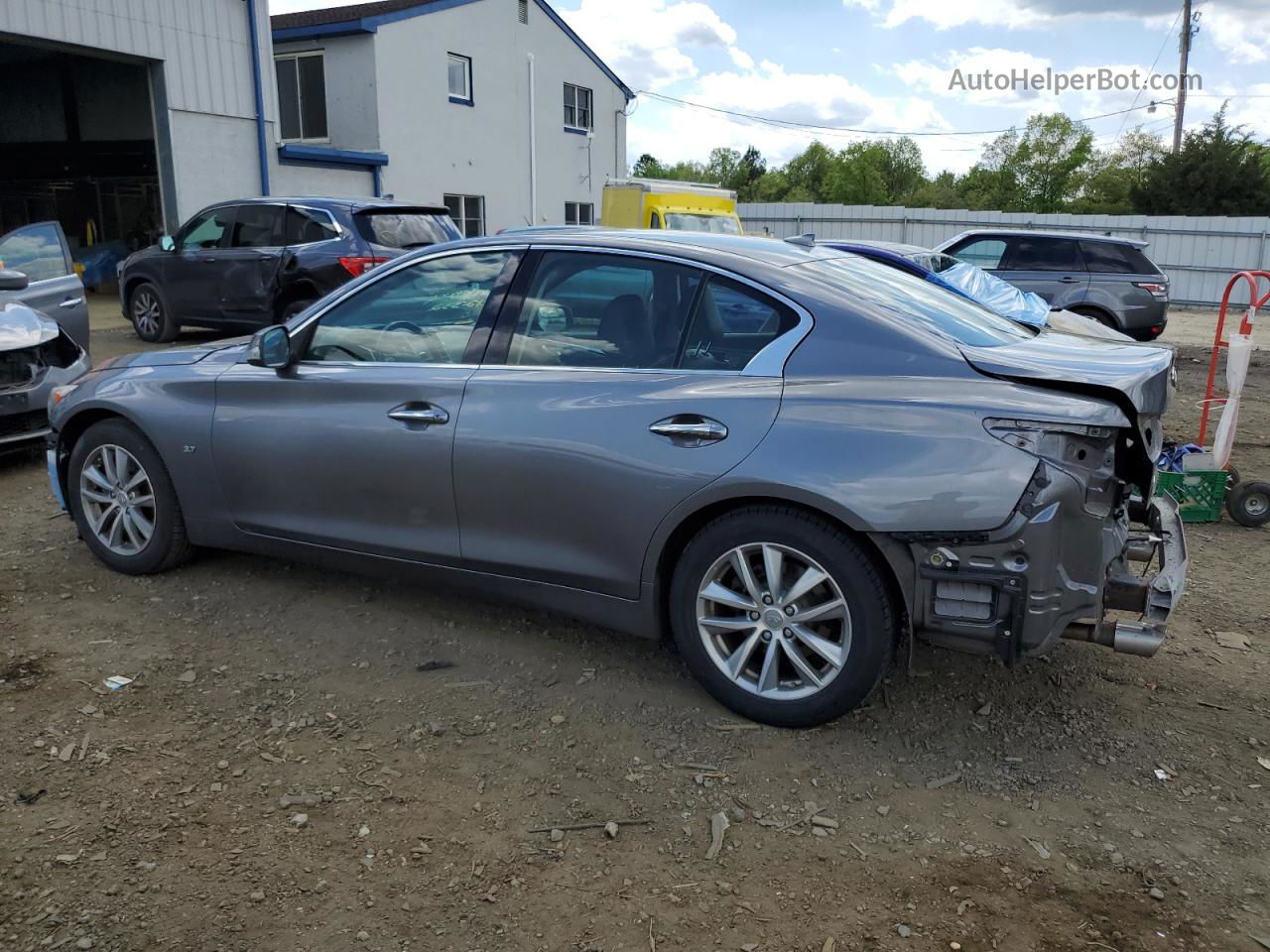 2015 Infiniti Q50 Base Серый vin: JN1BV7AR4FM401832