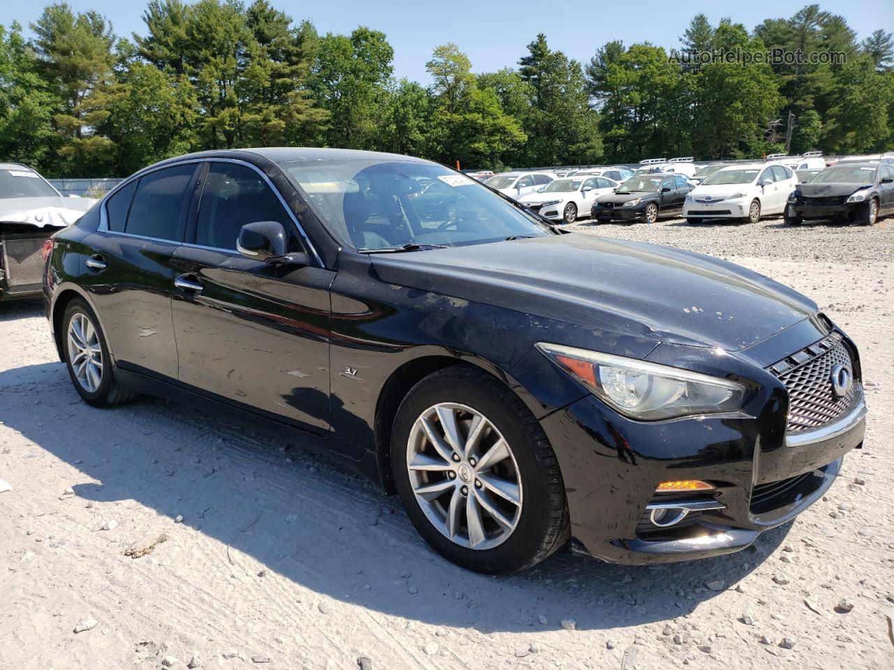 2015 Infiniti Q50 Base Черный vin: JN1BV7AR4FM407145