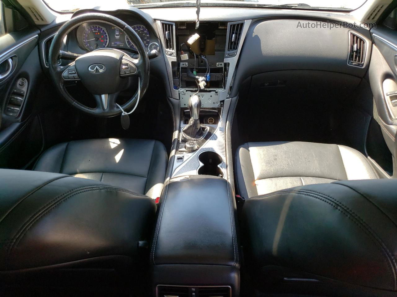 2015 Infiniti Q50 Base Черный vin: JN1BV7AR4FM407145