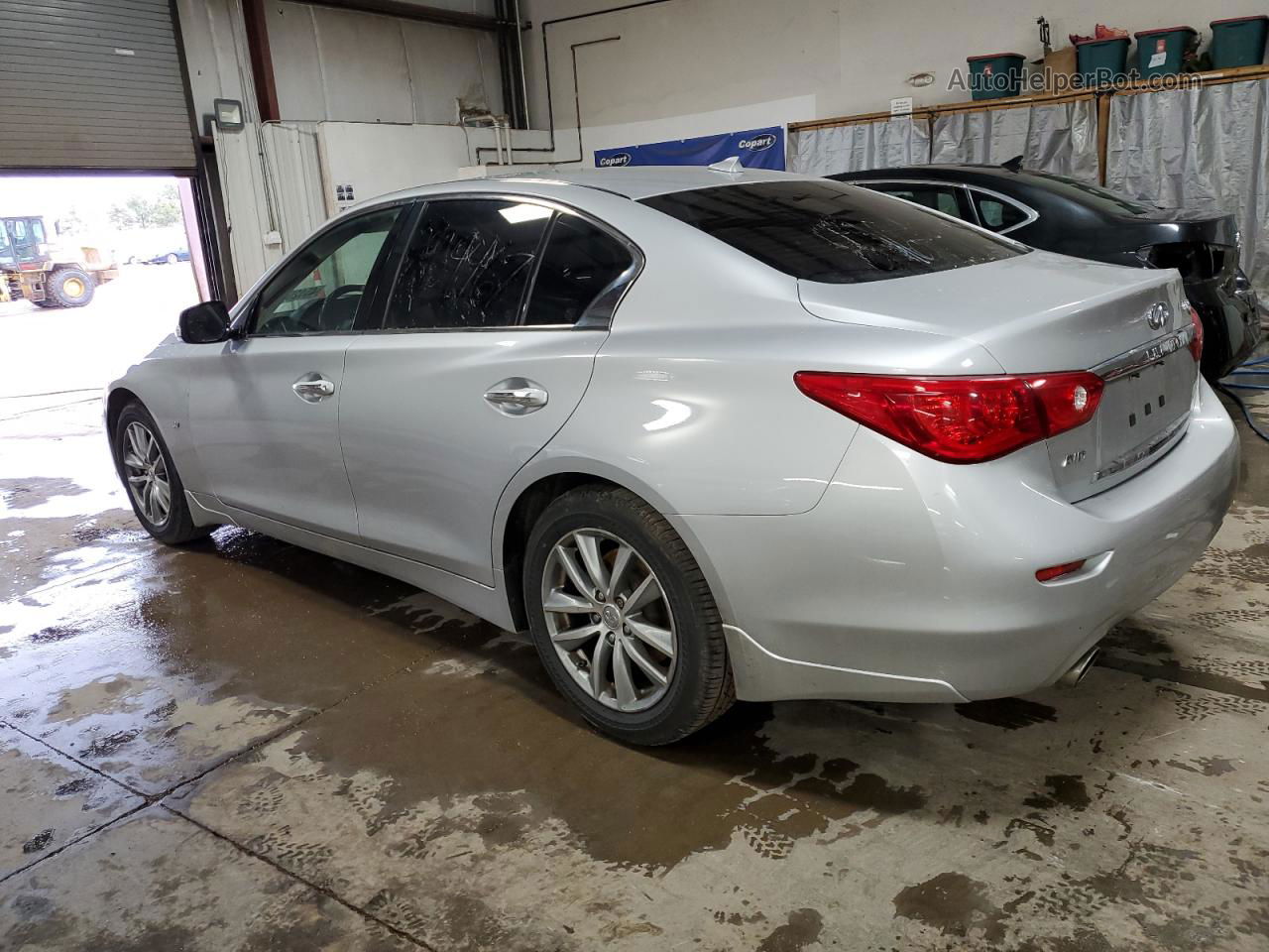 2015 Infiniti Q50 Base Silver vin: JN1BV7AR4FM409820